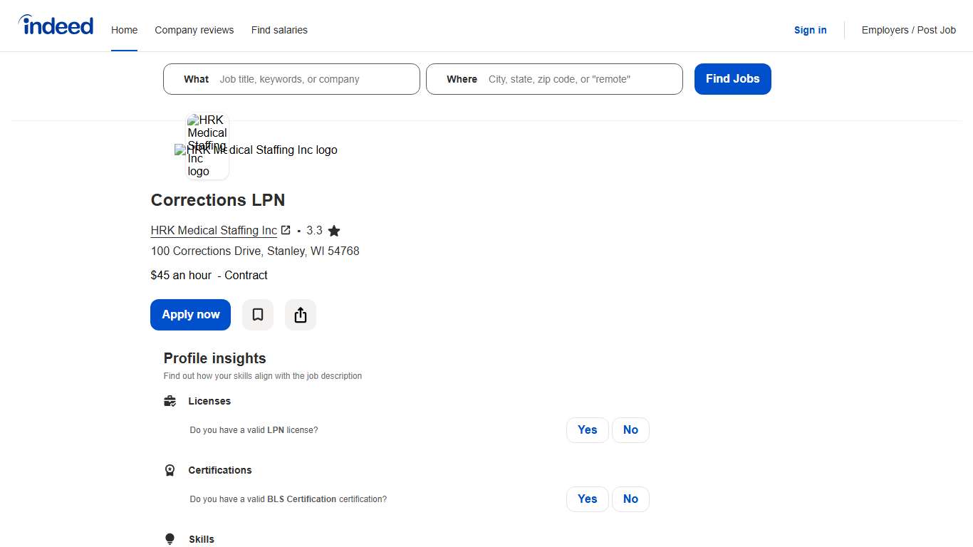 Corrections LPN - Stanley, WI 54768 - Indeed.com